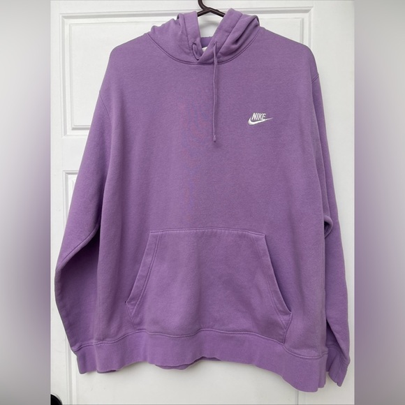 Nike Tops - Nike Hoodie Hooded Sweatshirt Lavender Women’s Sz XL Athletic